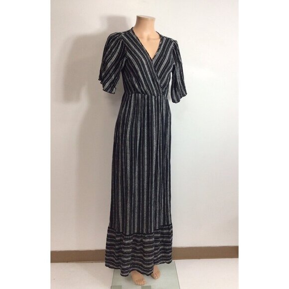 Carly Jean Maxi Wrap Dress Womens Medium - Picture 1 of 8